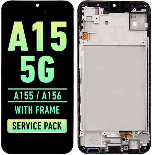 Original Display Samsung Galaxy A15 4g 5g, A155 A156 Original Service Pack