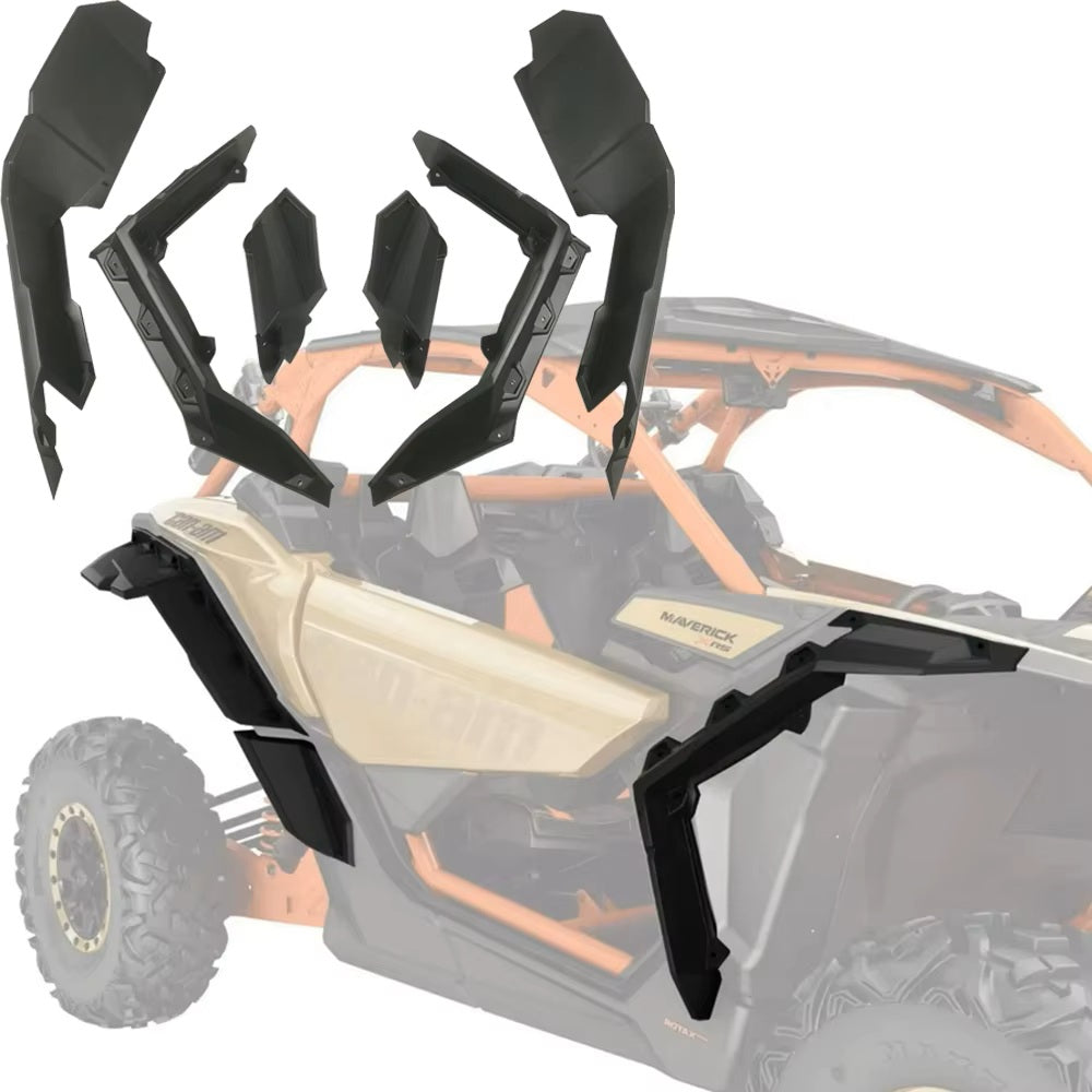 Overfendere Can am Maverick X3 canam  Extensii aripi maverick  Protectii noroi Can am Maverick X3  aparatori de noroi Maverick X3