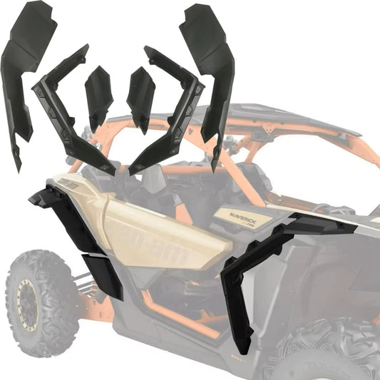 Overfendere Can am Maverick X3 canam  Extensii aripi maverick  Protectii noroi Can am Maverick X3  aparatori de noroi Maverick X3