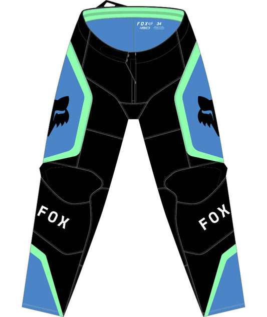 Pantaloni Moto FOX 180 Ballast Negru Albastru - Motocross, Enduro, ATV  UTV Premium