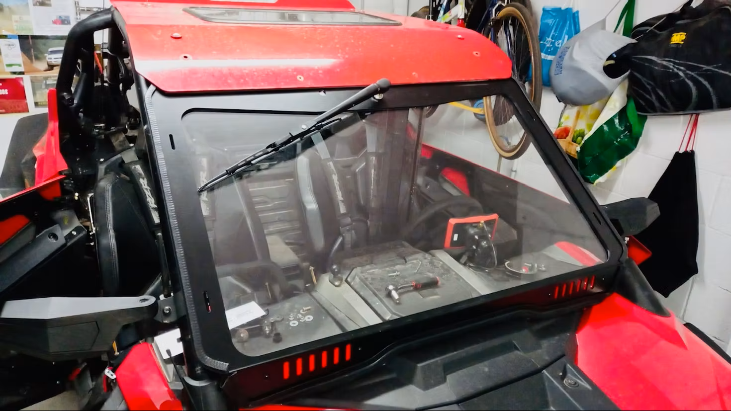 Parbriz Sticlă Laminată Polaris RZR PRO XP   Turbo R   PRO R cu Ventilație