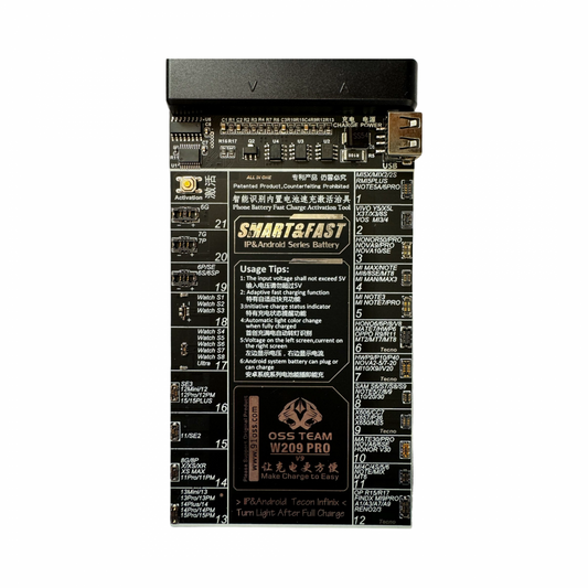 Placa activare incarcare, Incarcator baterii iphone, android, activare baterii Android W209 pro v9, xiaomi, huawei, samsung, oppo