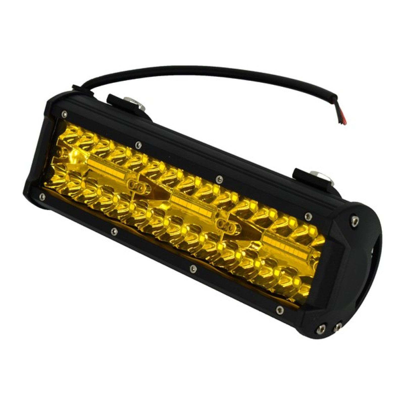 Proiector Led cu lumina galbena, Led Bar galben pentru ceata ,24cm, 180W, 14700LM
