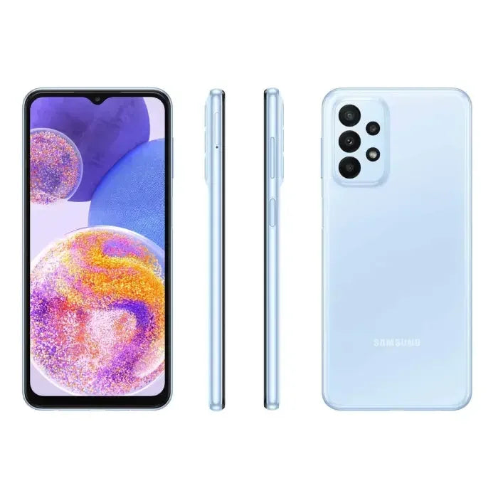 PROMO Telefon Samsung Galaxy A23, 4GB RAM, 64GB, 5G, Light Blue