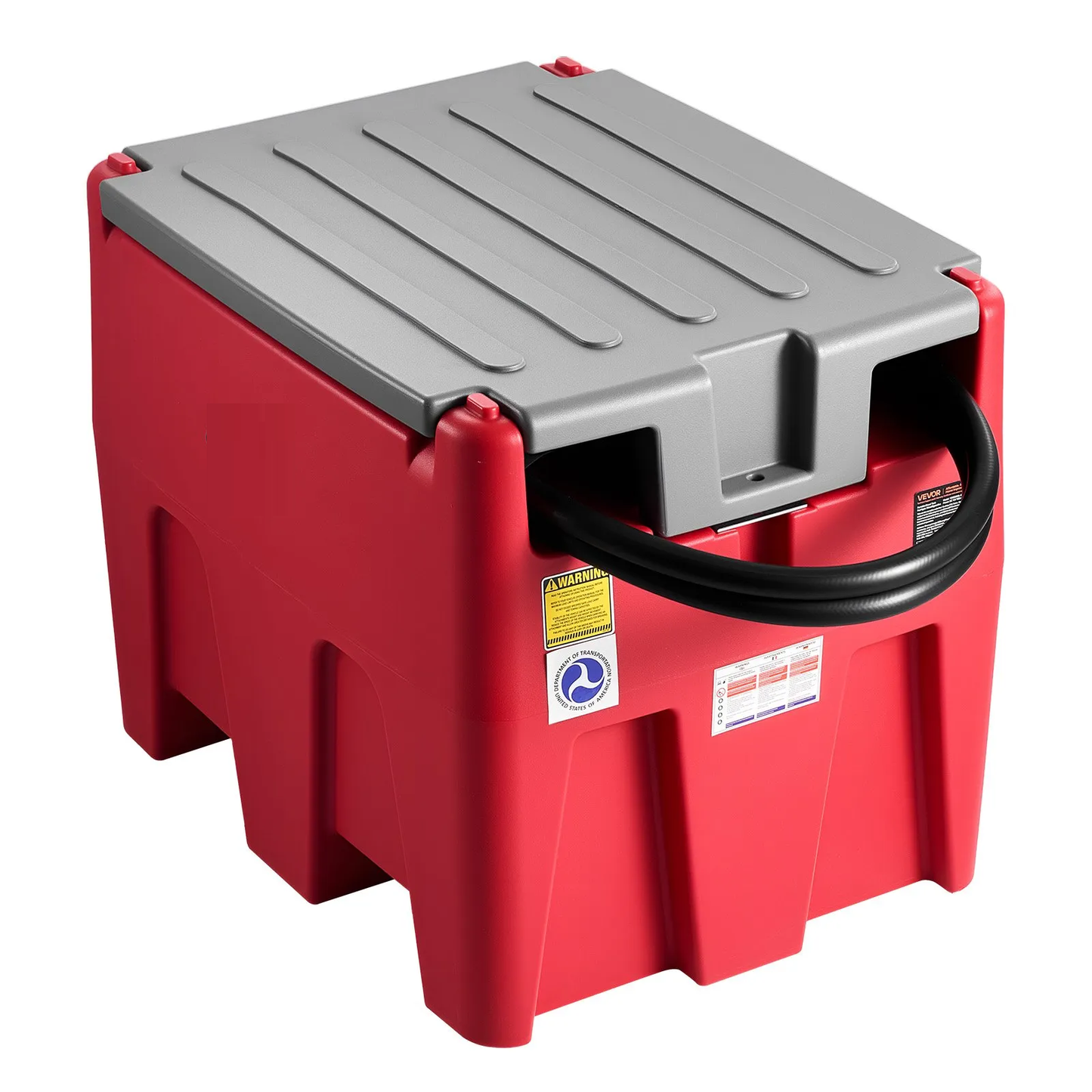 Rezervor Combustibil Mobil 220L Benzină   Motorină cu Pompă 12V 40L min, Pistol Automat și Furtun 4m