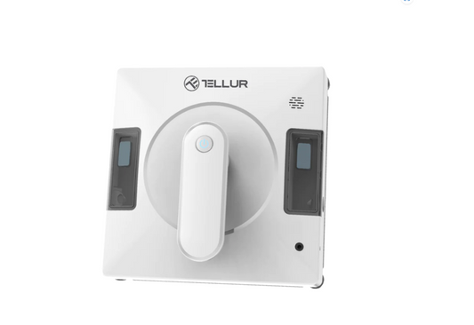 Robot curatare geamuri WiFi Tellur Smart, TLL331541, 72W, control prin WI-FI, doua rezervoare apa, anti cadere, alb