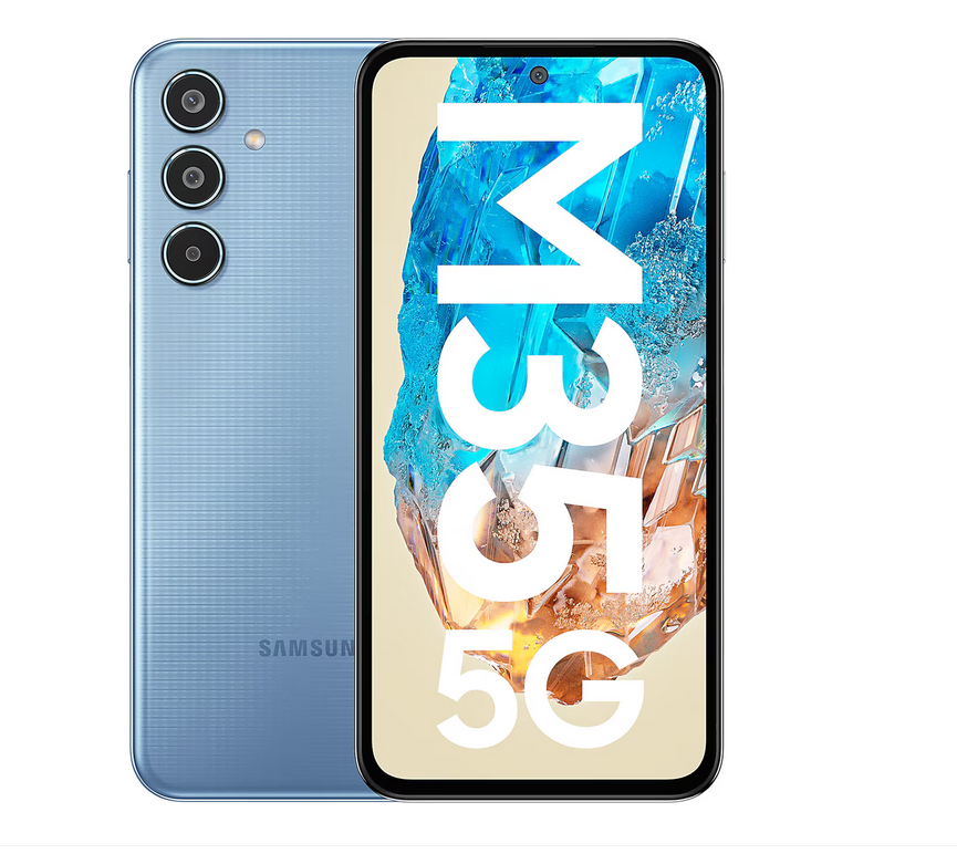 Telefon mobil Samsung Galaxy M35, 6GB RAM, 128GB, 5G, Light Blue, Nu A35