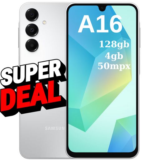 Telefon mobil Samsung Galaxy A16, Dual SIM, 4GB RAM, 128GB, Silver
