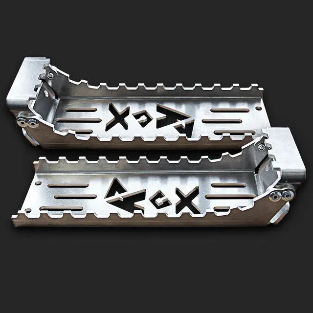 Scarite atv Set 2 suporturi antiderapante picioare ATV, pentru platforme, 203   76 mm