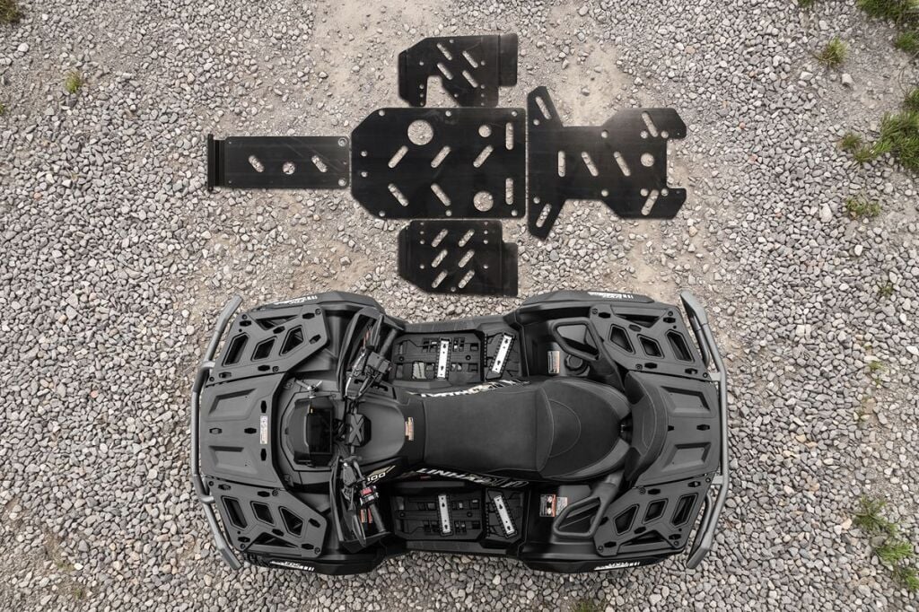 Scut HDPE Linhai Landforce 1000L - Protecție Șasiu ATV, scut polietilenă de înaltă densitate