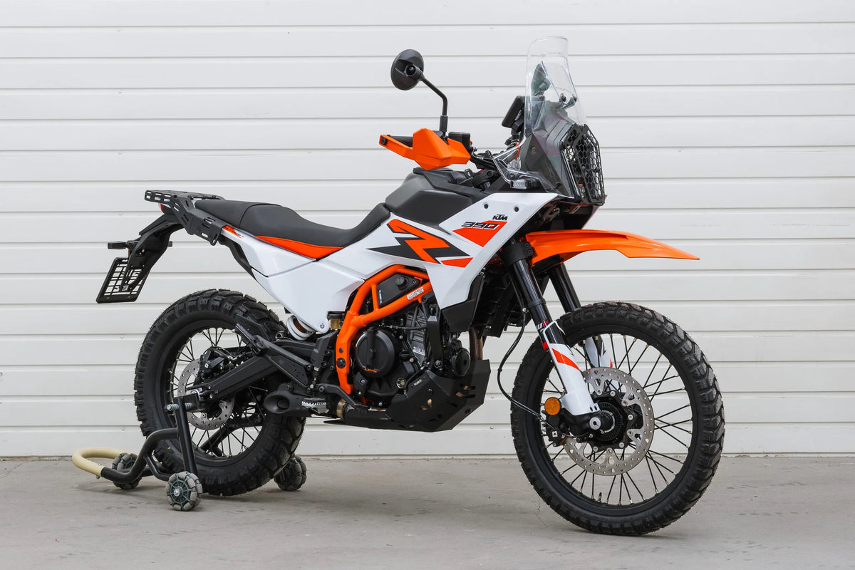 Scut Motor KTM 390 Adventure 2025+ YAKK EXP - Aluminiu 4 mm, Negru