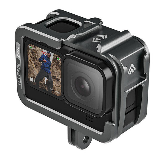 Carcasa aluminiu GoPro Hero 12 11 10 9, protectie pentru GoPro 12 11 10 9