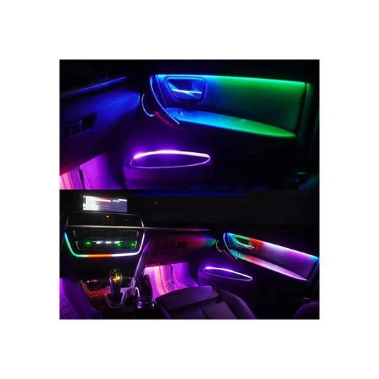 Set 21 lumini ambientale LED RGB cu aplicatie BTT 12V, Lumini Ambientale auto