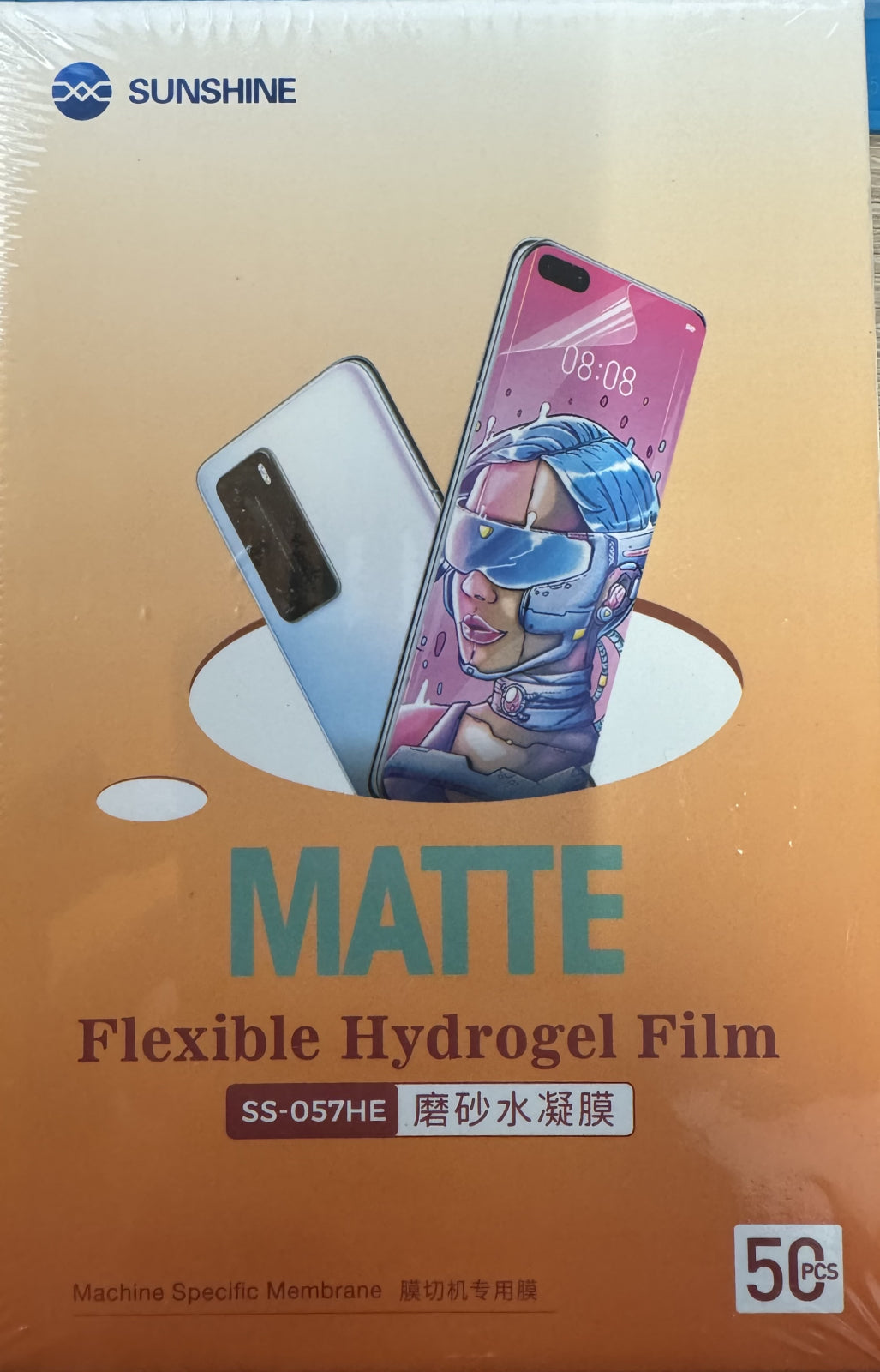 Set 50buc Folie Sunshine SS-057HE HD Flexible Hydraulic Film   Folie hidrogel mata, folie pentru aparat taiat folii telefoane