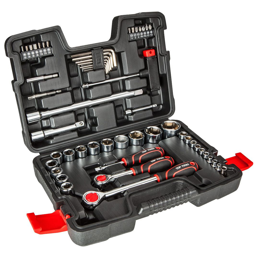 Set Chei,Set tubulare, 53 piese, 1 4  , 1 2