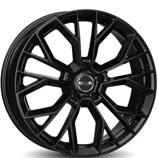Set Jante BMW XM G09 R22 MAK Stilo 5x120 Gloss Black - Față 10J   Spate 11.5J