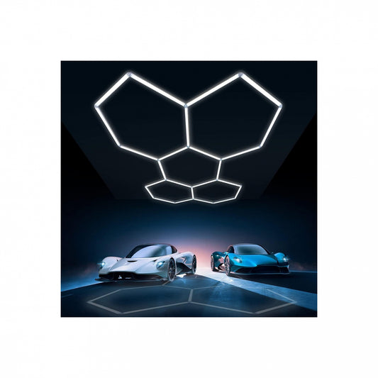 Set Lumini Hexagon Hexagonale, lumini garaj