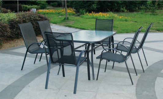 Set mobilier gradina Fiesta premium pentru terasa, masa si canapea exterior