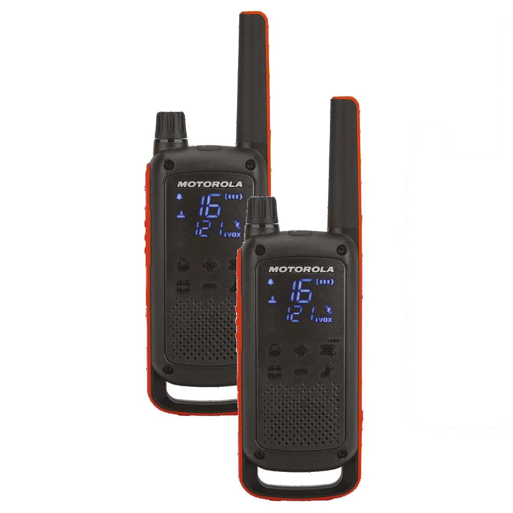 Set statie comunicatie Motorola Talkabout T82 Walkie Talkie, 2bucati, Red