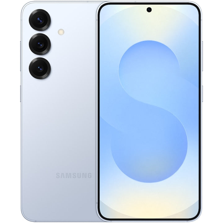 Telefon Samsung Galaxy S25, Dual SIM, 12GB RAM, 256GB, 5G, Icyblue