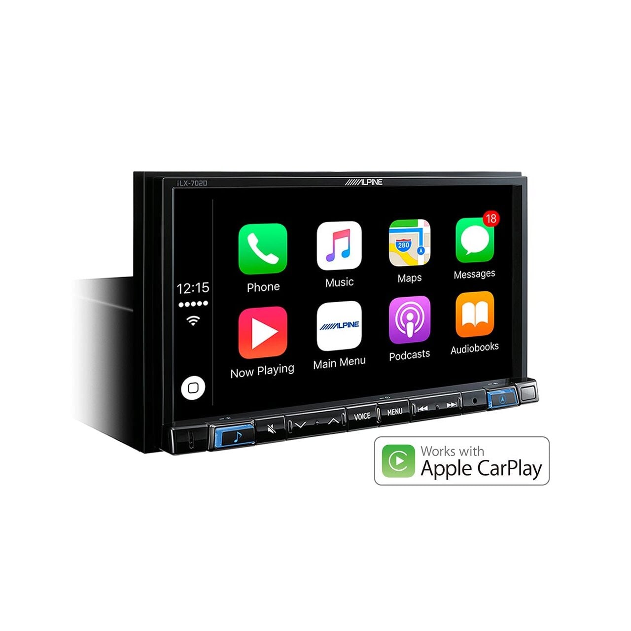 Sistem Multimedia Auto Alpine iLX-702D 7   Apple CarPlay Android Auto Bluetooth DAB+ HDMI 1DIN