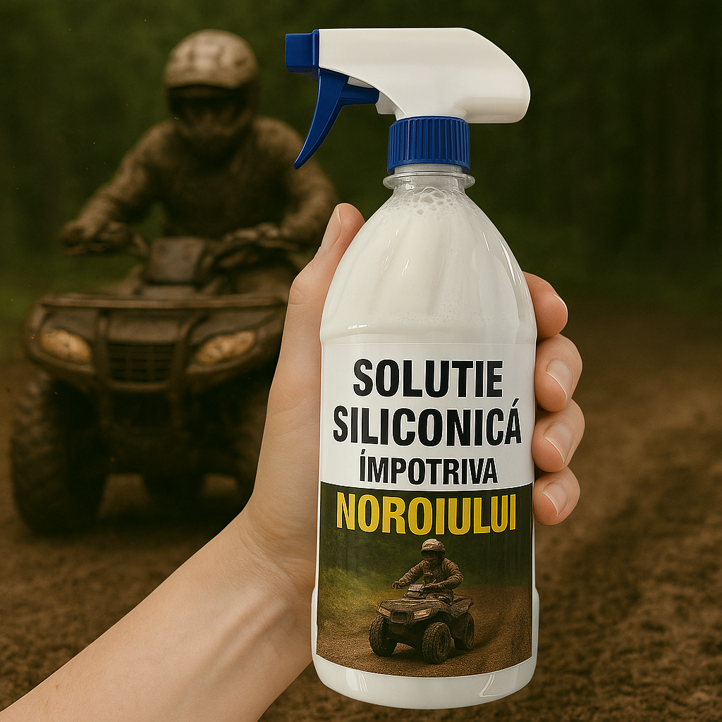 Solutie anti noroi pentru Atv SSV   Solutie ATV noroi Solutie improspatare plastic, 1000ml 1Litru   Solutie Offroad silicon   Solutie