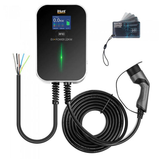 Statie de incarcare masini electrice iHunt EV POWER 22KW, cu cartele RFID