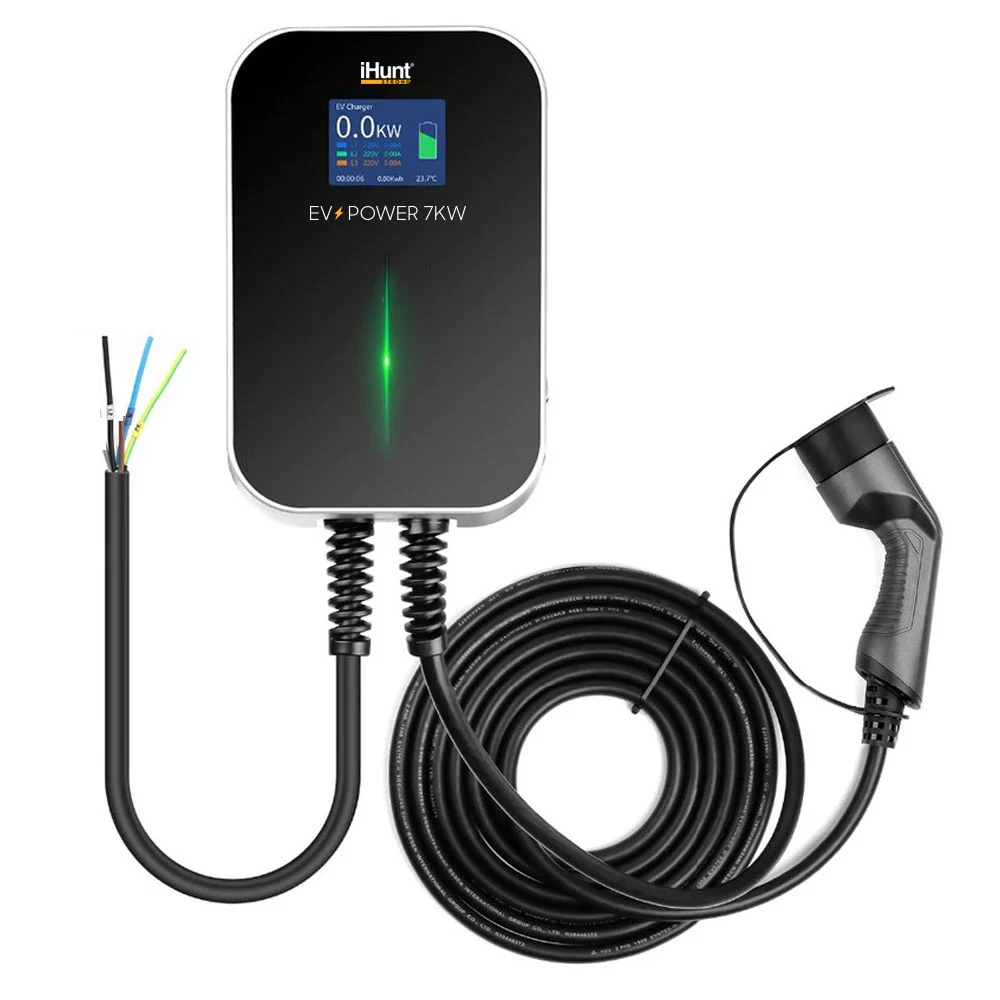 Statie de incarcare masini electrice iHunt EV POWER 7KW Black , resigilat