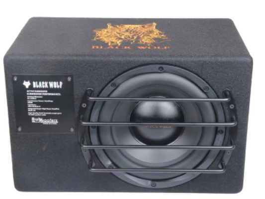 Subwoofer auto activ,amplificator incorporat, Difuzor bass 10