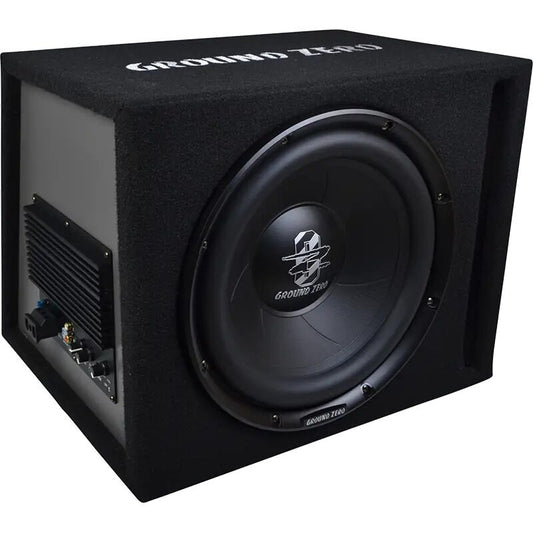 Subwoofer auto cu amplificator Ground Zero ,30CM (12 ), 300w