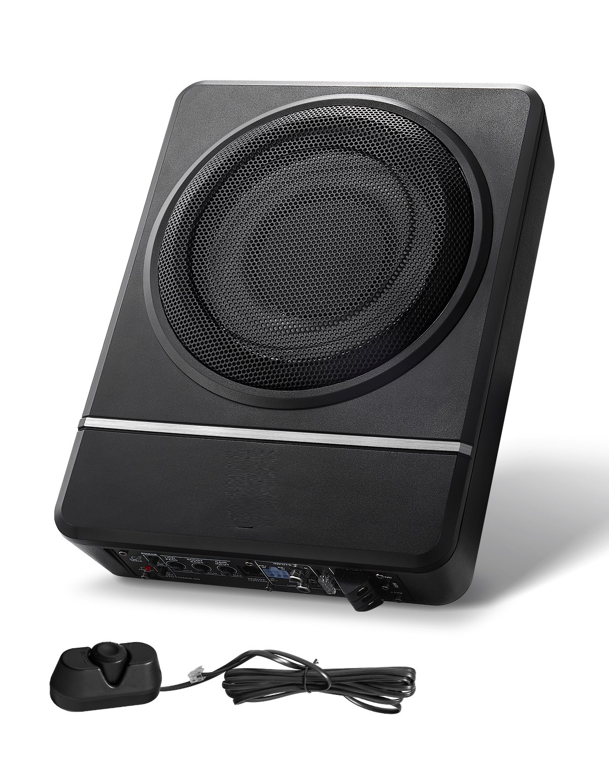 Subwoofer auto sub scaun 10 inch 240W, Subwoofer auto activ cu amplificator incorporat 240w