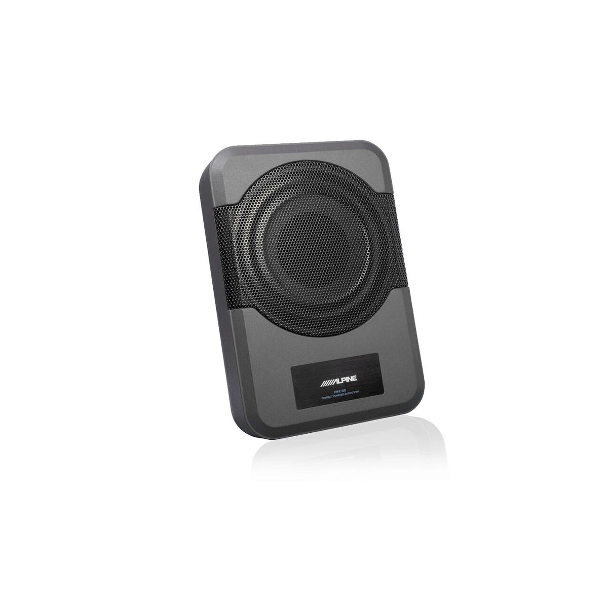 ALPINE Subwoofer auto sub scaun 8 inch 240W, Subwoofer auto activ cu amplificator incorporat 240w