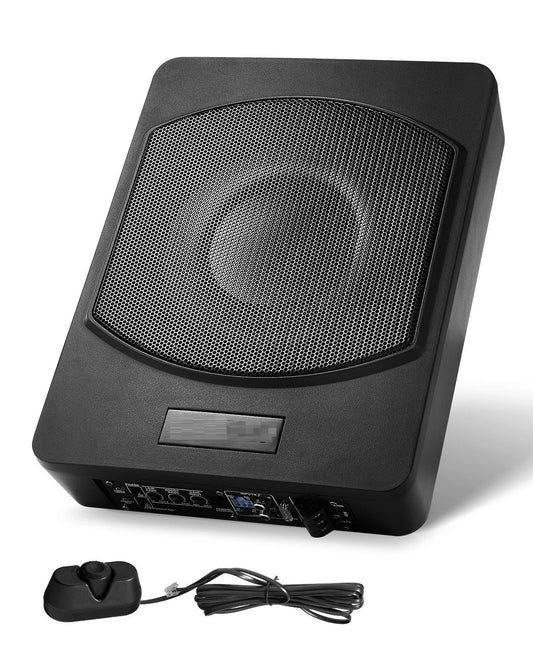 Subwoofer auto sub scaun 10 inch 240W, Subwoofer auto activ cu amplificator incorporat 240w