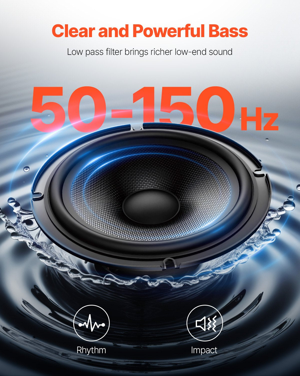 Subwoofer auto sub scaun 10 inch 240W, Subwoofer auto activ cu amplificator incorporat 240w