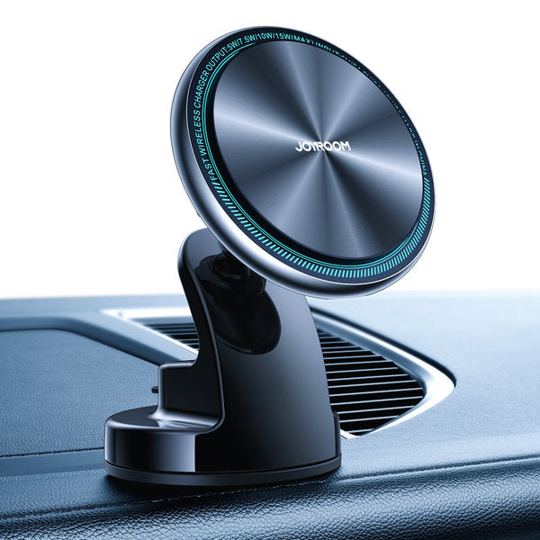 Suport Auto iPhone MagSafe cu incarcare Qi Wireless Induction Charger 15WJoyroom Car Magnetic Holder Qi Wireless Induction Charger 15W (MagSafe for