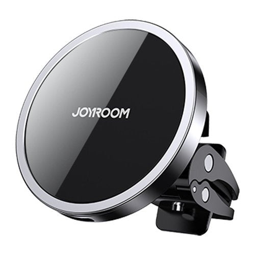 Suport Auto iPhone MagSafe cu incarcare Joyroom Car Holder Qi Wireless Induction Charger 15W (MagSafe for iPhone Compatible) Black