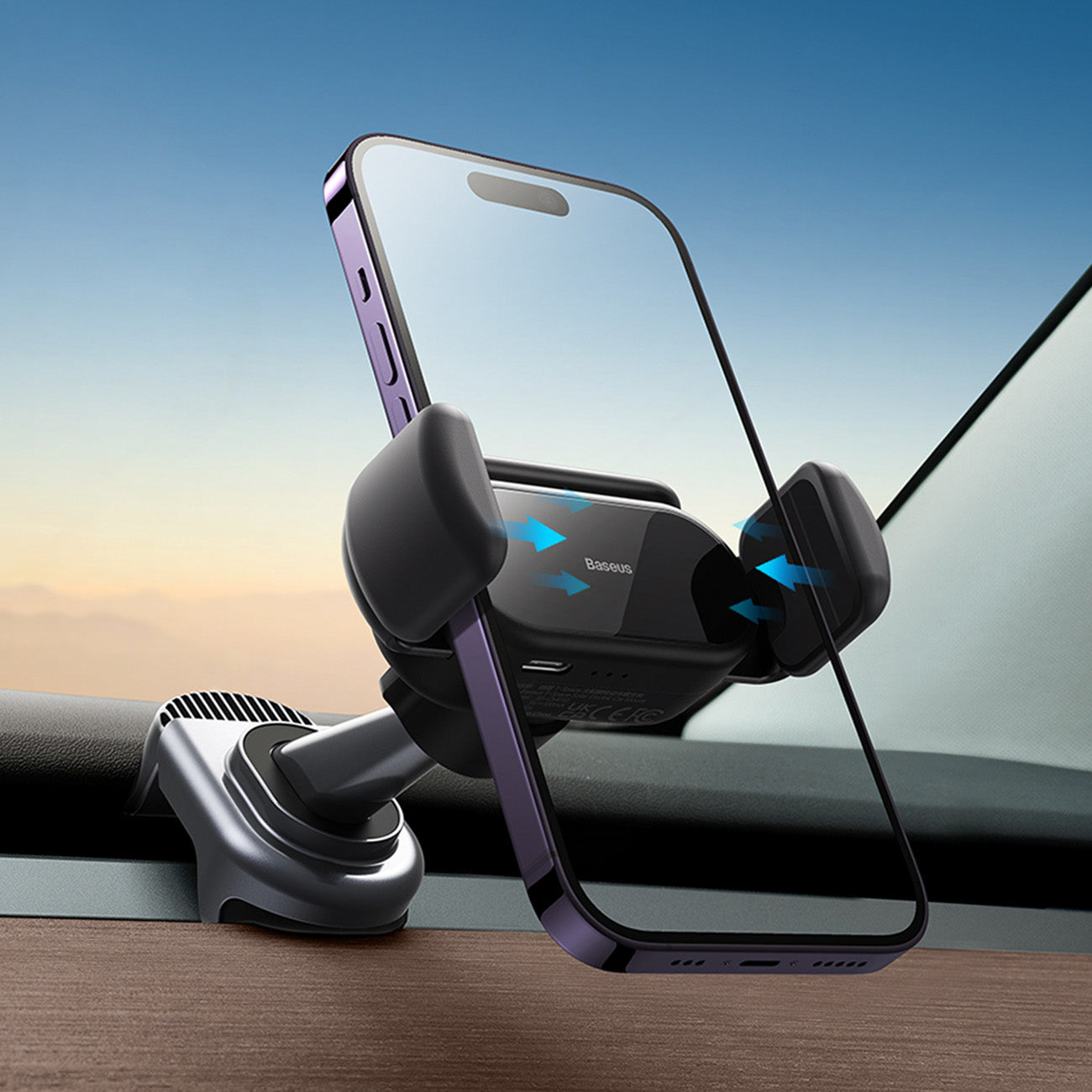 Suport Telefon pentru Tesla Model 3 , Model Y cu incarcare solara