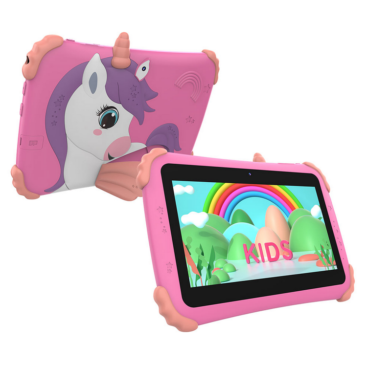 Tableta copii, Display 7 inch, Carcasa silicon   Tableta copii ,roz