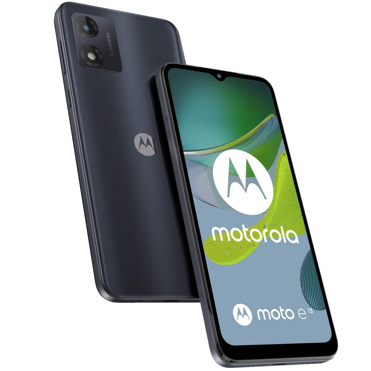 Telefon Motorola Moto E13, Octa Core 1.6 GHz, 64 GB + 2 GB RAM, Dual SIM, Cosmic Black
