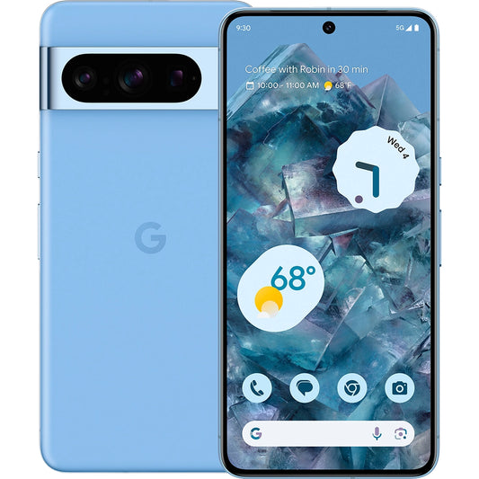 Resigilat Telefon GOOGLE Pixel 8 Pro Dual (Sim+eSim) 256GB 5G Albastru Bay 12GB RAM