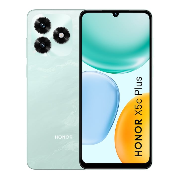 Telefon HONOR X5c Plus, Dual SIM, 4GB RAM, 64GB, Cyan
