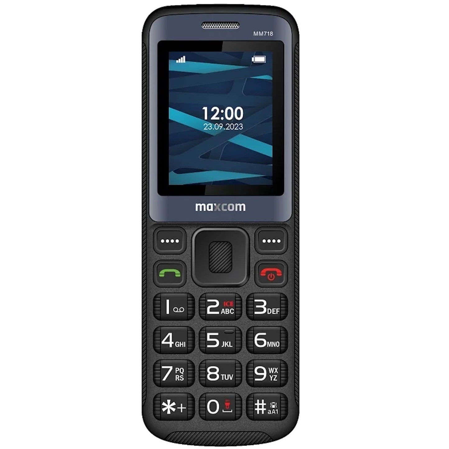 Telefon mobil Dual SIM Maxcom Classic MM718L VoLTE 4G, Black   Telefon taste   Telefon Seniori , batrani