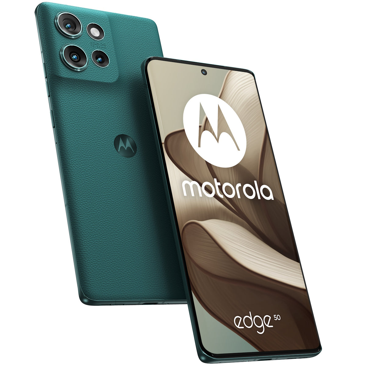 Telefon mobil Dual SIM Motorola Edge 50, 5G, Octa Core 2.5 GHz, 512 GB + 12 GB RAM, Jungle Green