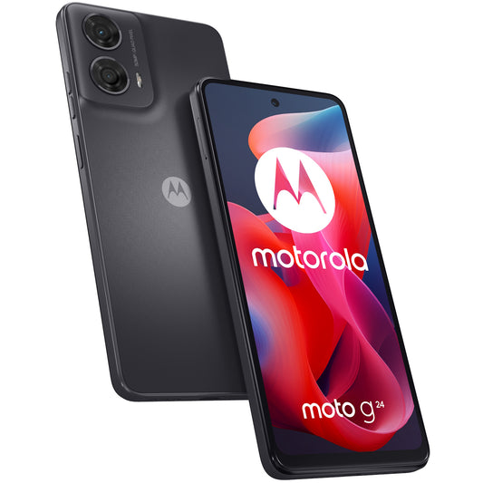 Telefon Dual SIM Motorola moto g24, Octa Core 2.0 GHz, 128 GB + 4 GB RAM, Matte Charcoal PB180003P