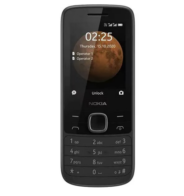 Telefon Nokia 225 4g (TA-1316), Black   Telefon cu butoane, telefon taste, telefon seniori batrani