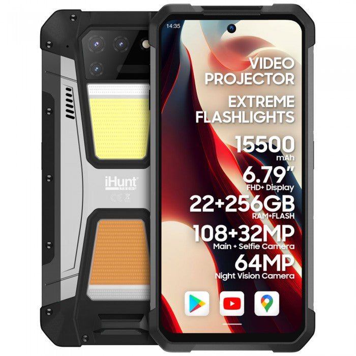 RESIGILAT Telefon Mobil iHunt Titan Metal P22000 Projector PRO, Telefon cu proiector