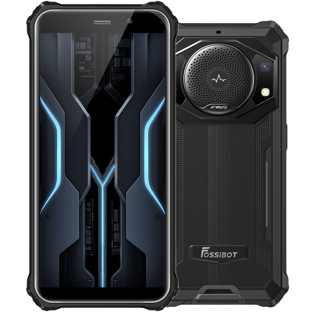 Telefon FOSSIBOT F101P 4G 10600mAh 123dB Speaker, Music, difuzor puternic, baterie mare, rezistent