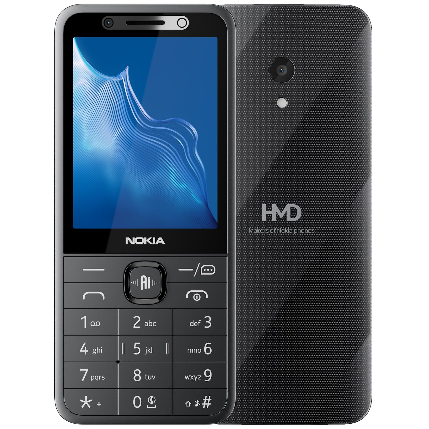 Telefon Mobil Nokia 235 4G Dual SIM Black (2026), USB-C, Bluetooth 5.0, Radio FM Wireless, Cameră 2MP, telefon cu butoane
