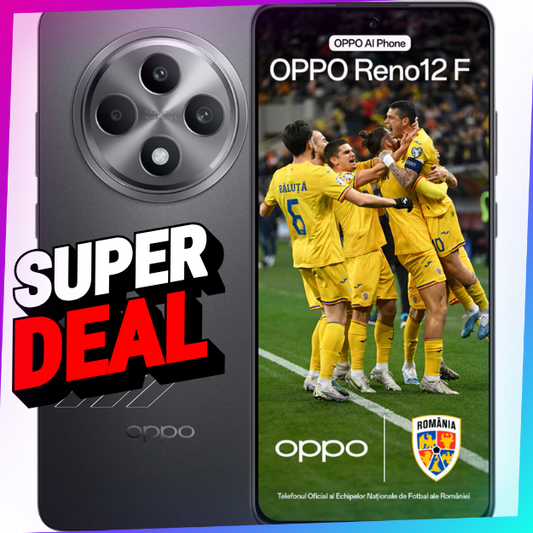 Telefon OPPO Reno 12F, 4G, Dual SIM, 256GB, 8GB RAM, 4G, Matte Grey