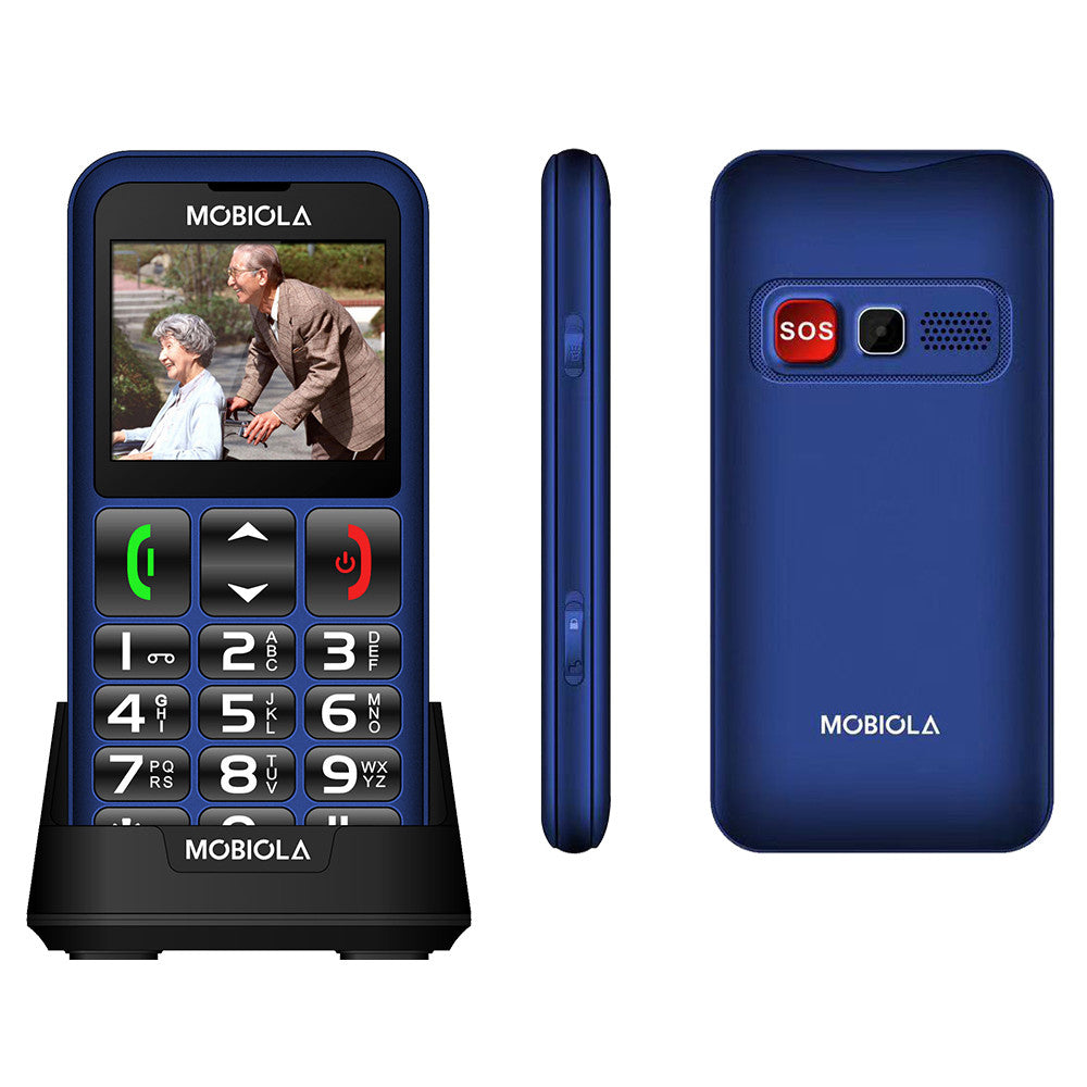 Telefon mobil pentru seniori   batrani, taste mari Mobiola MB700 , Retea 2g